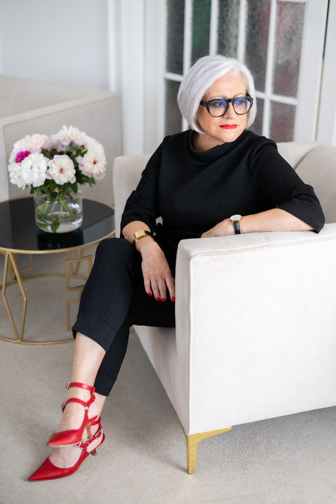 Dagmar Vybíralová portrét ateliér